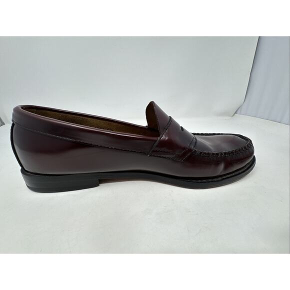 GH Bass Shoes Mens Size 10.5D Walter Burgundy Weejuns Penny Loafers Slip On - Picture 8 of 16